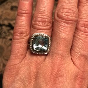 David Yurman Ring with diamonds stunning!